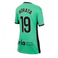 Atletico Madrid Alvaro Morata #19 Fotballklær Tredjedrakt Dame 2023-24 Kortermet